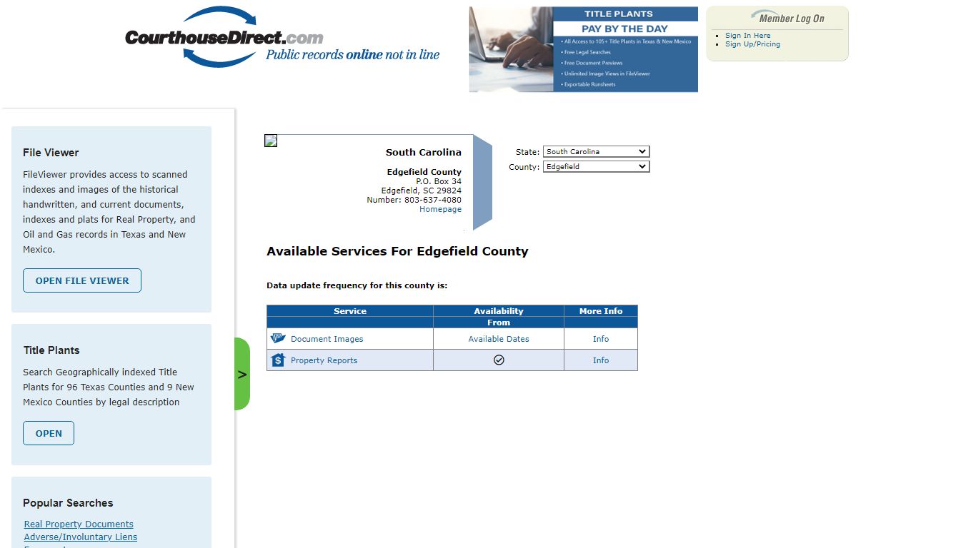 Search Edgefield County Public Property Records Online ...